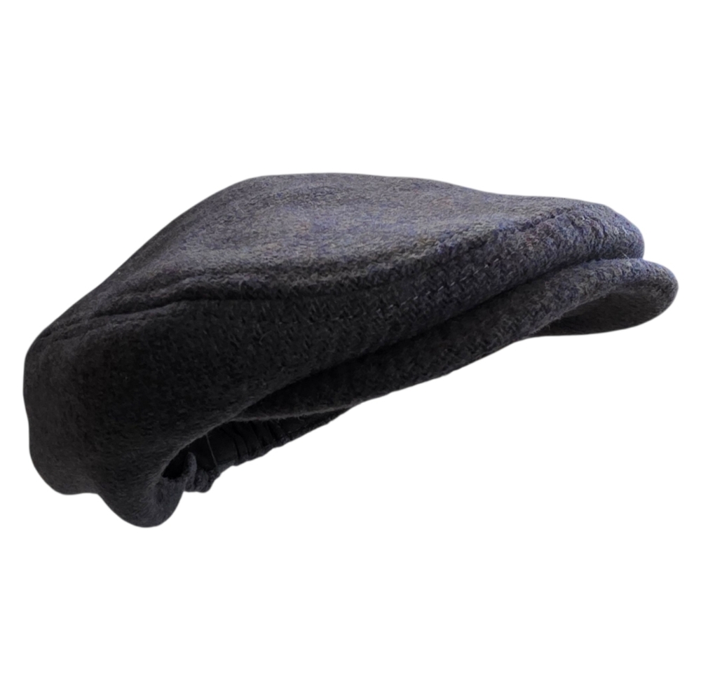 Cat Jack Toddler Kids Flat Cap Hat 2T 5T Gray Tweed Herringbone